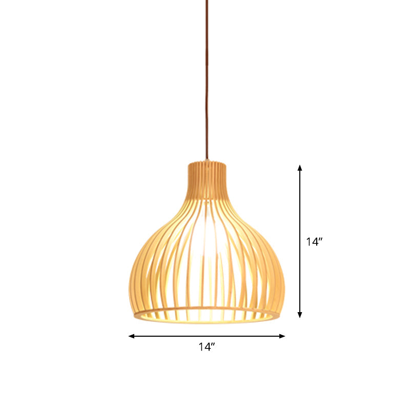 Asian Bamboo Pendant Lamp | Lighting | LED | 110V-120V | Premium Lighting Solution