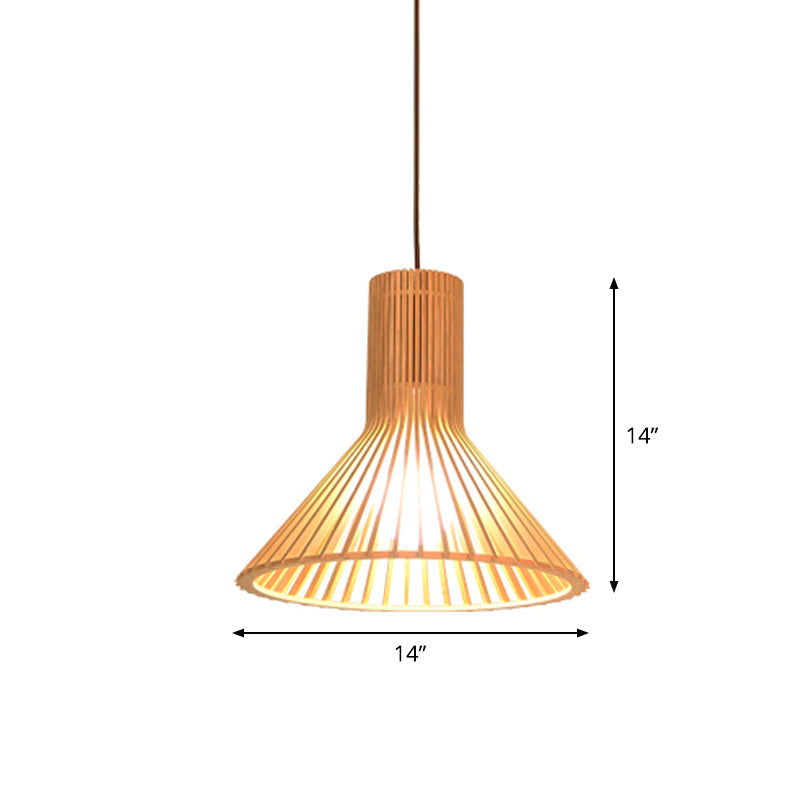Asian Bamboo Pendant Lamp | Lighting | LED | 110V-120V | Premium Lighting Solution