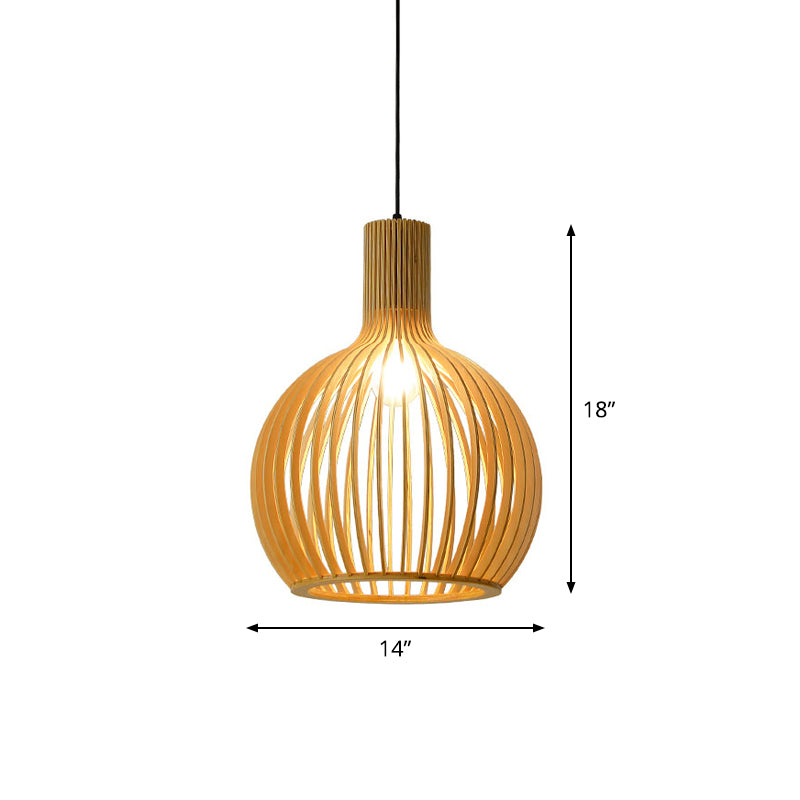 Asian Bamboo Pendant Lamp | Lighting | LED | 110V-120V | Premium Lighting Solution