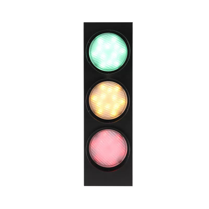 TrafficLight Modern Traffic Light Shaped | Wall Lamp | Led | metal | 110V - 120V - 20V - 220V - 240V | Elegant Wall Illumination