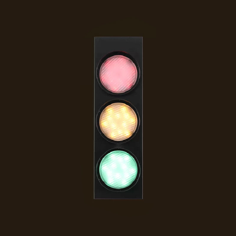TrafficLight Modern Traffic Light Shaped | Wall Lamp | Led | metal | 110V - 120V - 20V - 220V - 240V | Elegant Wall Illumination