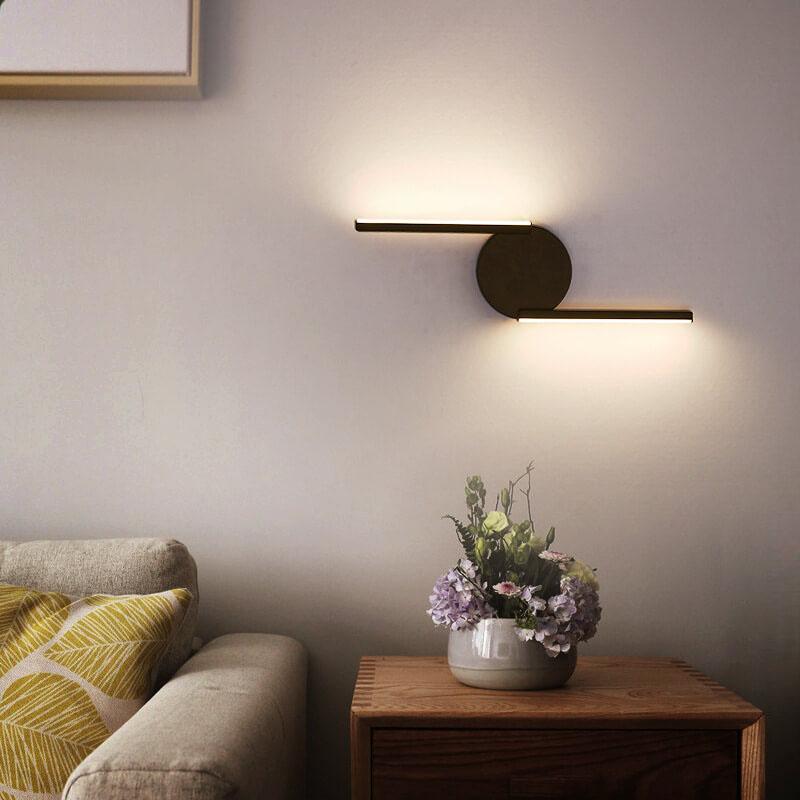 Modern minimalist Curves Line wall | Wall Lamp | Led | aluminum | 110V - 120V - 220V - 240V | Elegant Wall Illumination