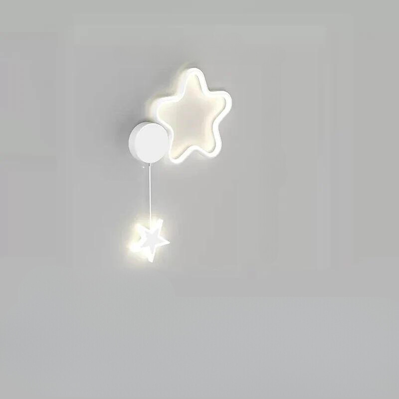 LumiDroom Clouds Star Moon Wall | Wall Lamp | Led | plastic | Elegant Wall Illumination