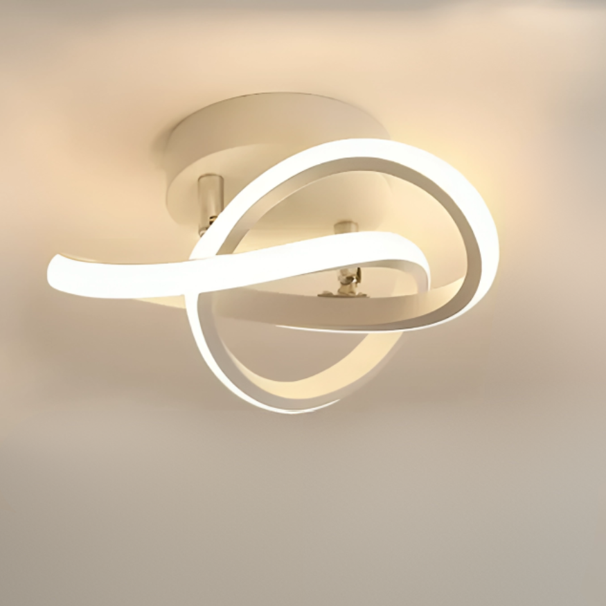 Modern Ceiling Lamp Rings Creative | Lighting | LED | warm white | acrylic/aluminum | 18W | Premium Lighting Solution