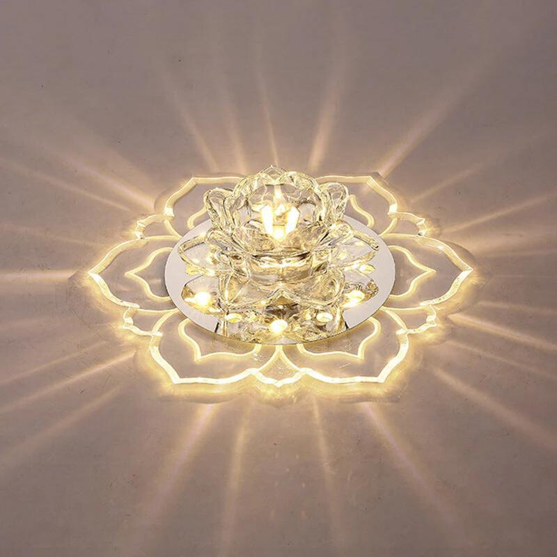 PebbleHue Wall Lamp Glass Wall | Wall Lamp | Led | glass/metal | 5W | 85V - 260V - 90V - 260V | Elegant Wall Illumination