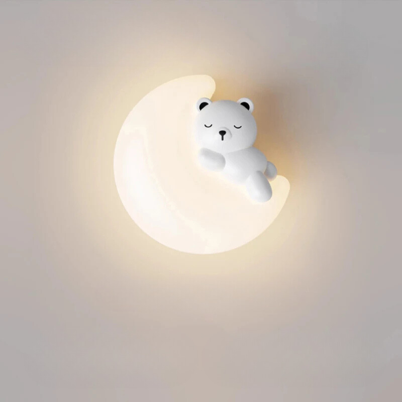 PandaLicht Cute Panda Wall Lamp | Wall Lamp | Led | Warm White | iron | 110V - 240V | Elegant Wall Illumination
