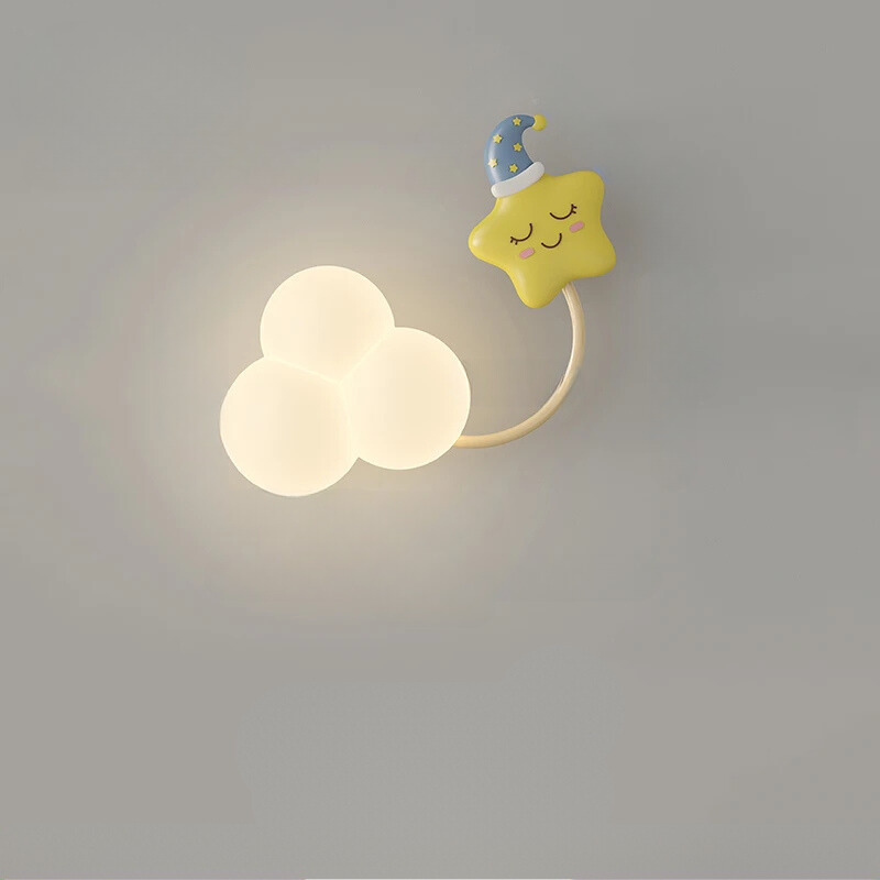 CartoonAirplane Children's Room Wall Lamp | Wall Lamp | Led | Warm White | metal | 18W | 20V - 220V - 240V | Elegant Wall Illumination