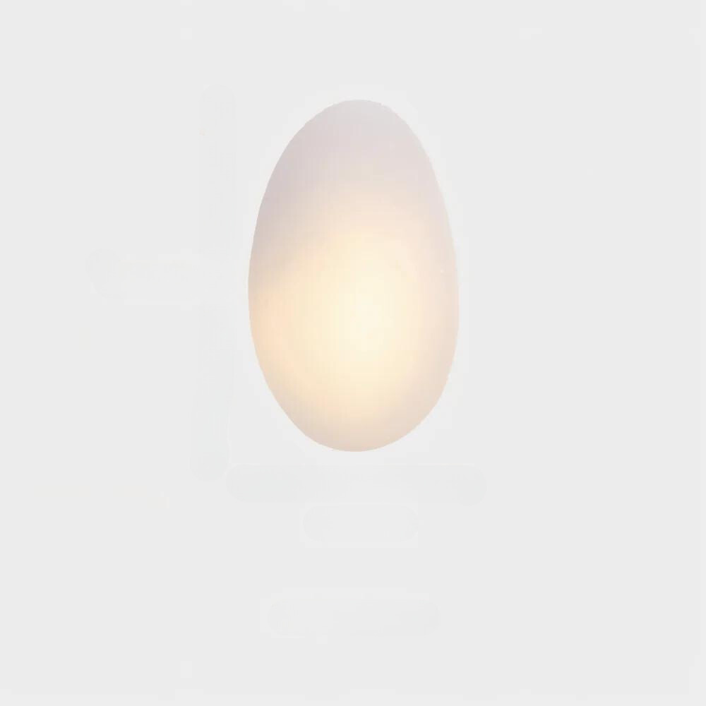 PebbleHue Wall Lamp Glass Wall | Wall Lamp | Led | glass/metal | 5W | 85V - 260V - 90V - 260V | Elegant Wall Illumination
