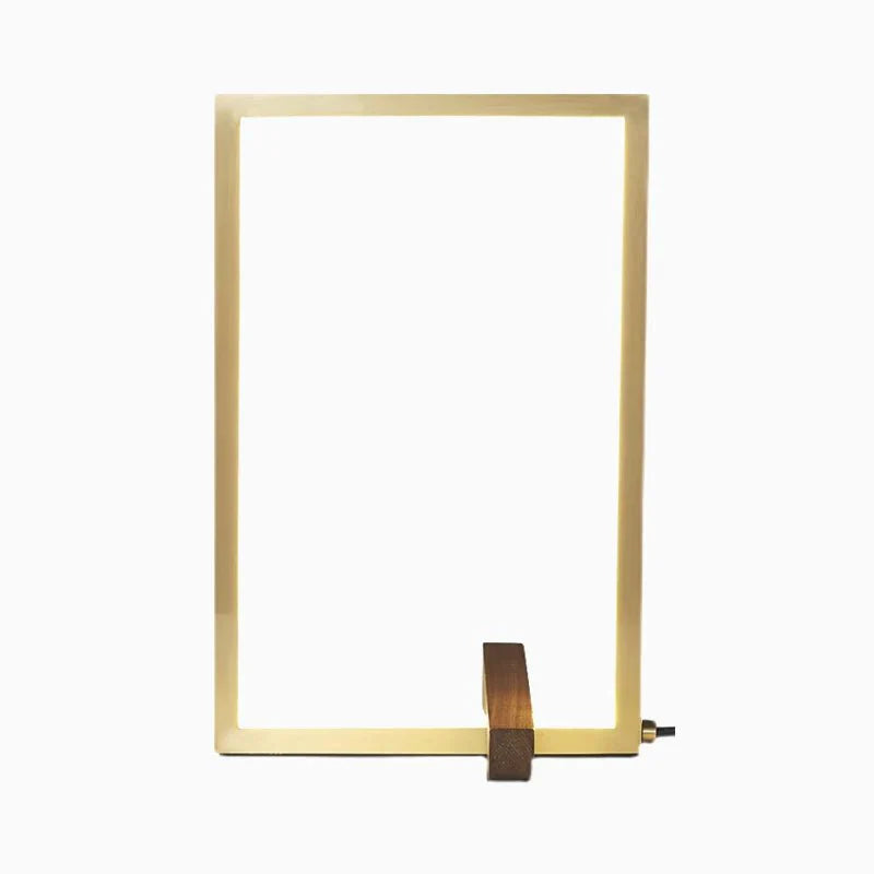 LevoSquare™ Minimalist Table Lamp Modern | Table Lamp | acrylic/metal | Sleek Table Accent