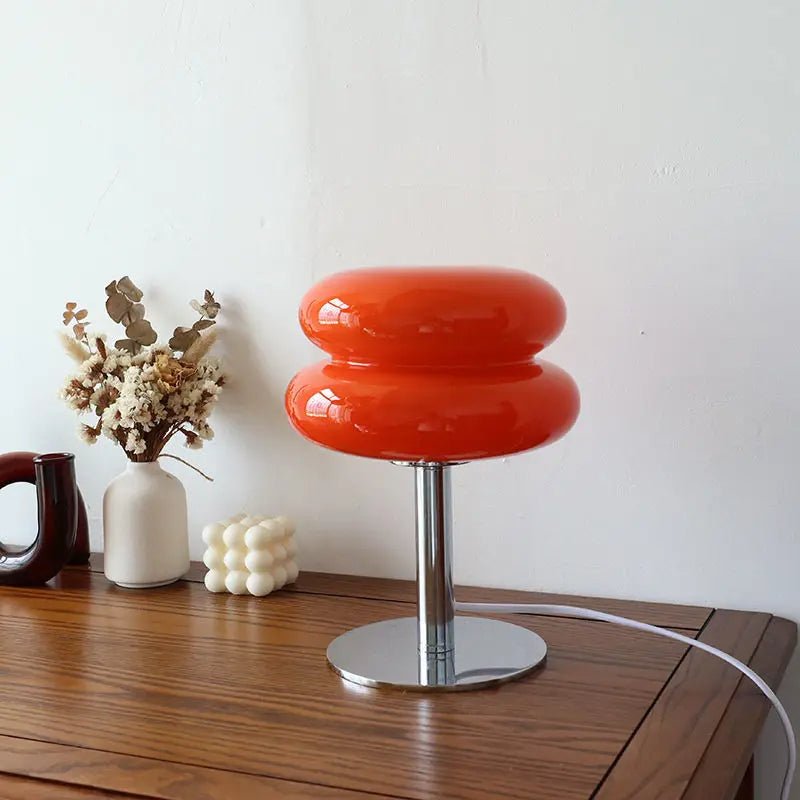 BauLux Italian Bauhaus Table Lamp | Table Lamp | LED | plastic/Metal | 3W | Sleek Table Accent