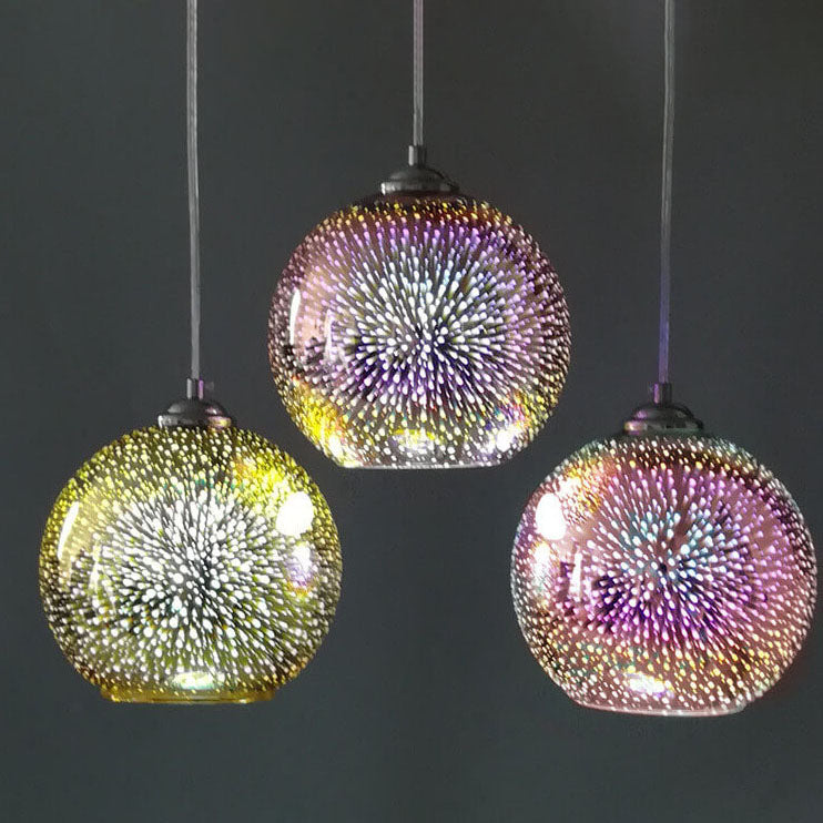 Innovative Colorful Fireworks Glass Hanging | Lighting | LED | glass/metal | 60W | 110V-120V | Premium Lighting Solution