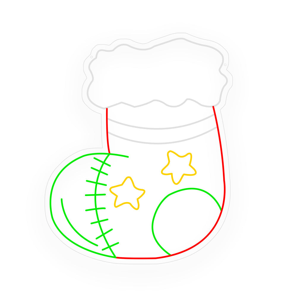 Christmas Stocking Decoration Neon Lamp | Lighting | Led | 110V - 220V | Premium Lighting Solution