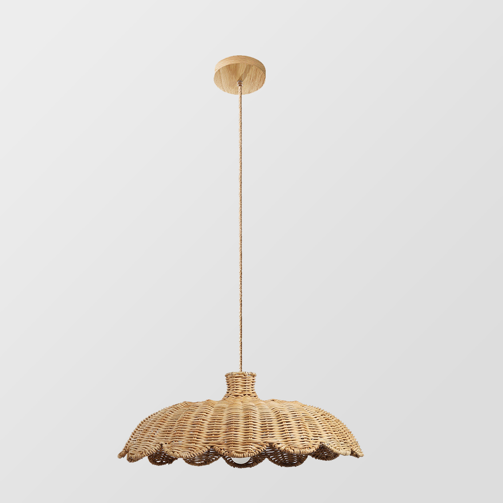 Boho Creative Decor Rattan Woven | Lighting | wood | 60W | 110V-120V | Premium Lighting Solution