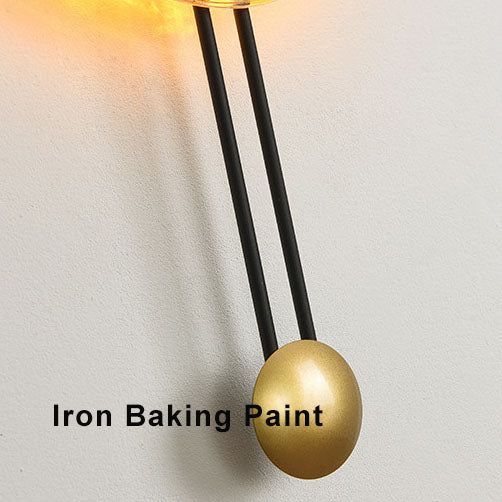 AuraLight Modern 1-Light Circle Wall | Wall Lamp | Led | Warm White | metal/plastic | 12W | 220V - 240V | Elegant Wall Illumination