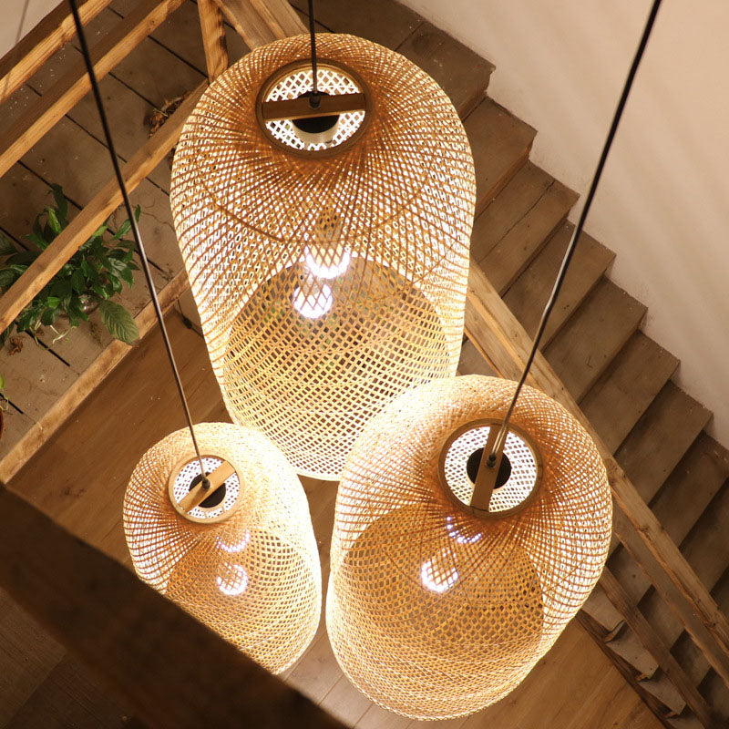 Elegant Bamboo Hanging Lamp Asian | Lighting | bamboo/rattan/wood | Premium Lighting Solution