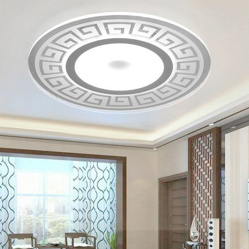 GreekKey Acrylic Ceiling Lamp | Lighting | LED | Warm White | 110V-120V | Premium Lighting Solution