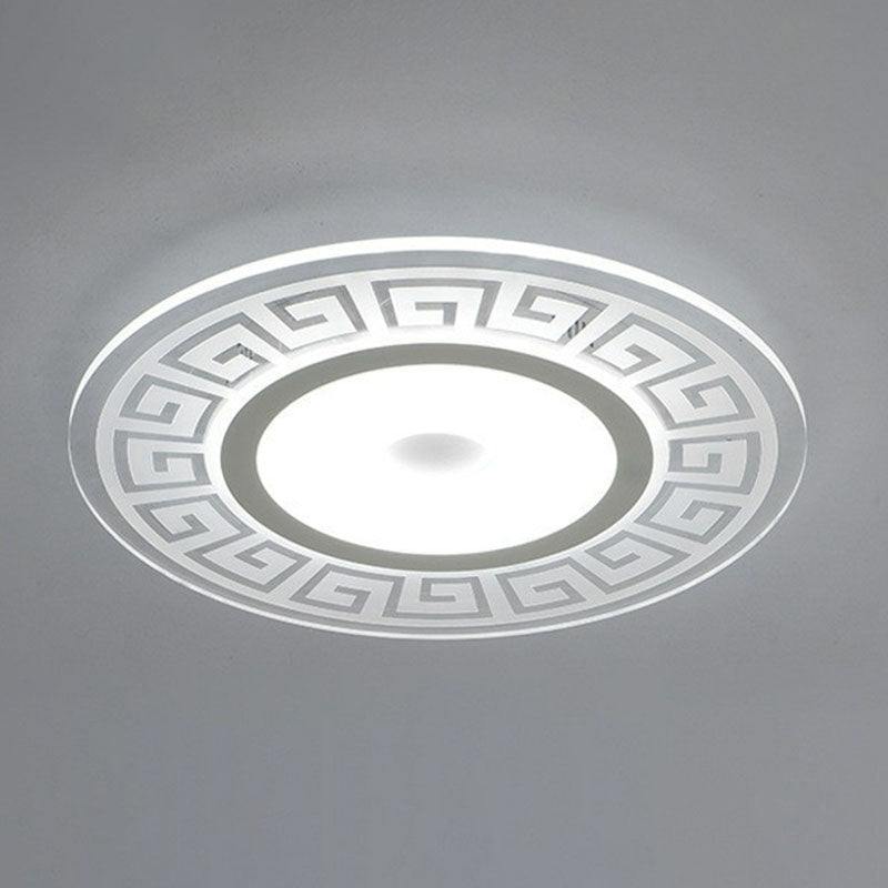 GreekKey Acrylic Ceiling Lamp | Lighting | LED | Warm White | 110V-120V | Premium Lighting Solution
