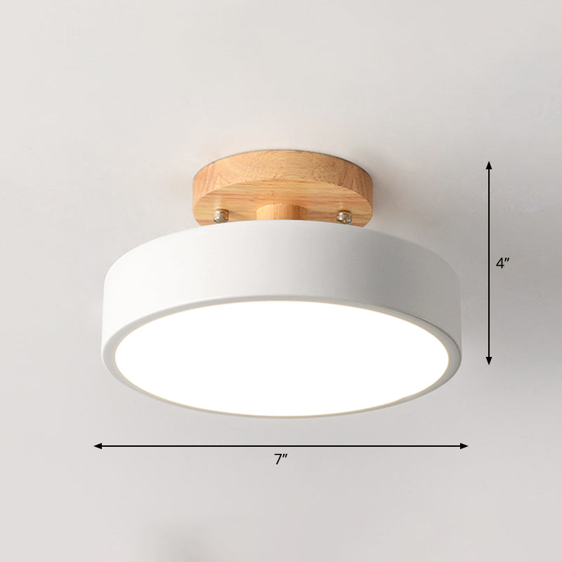Ceiling Lamp Simple Wood Semi | Lighting | LED | acrylic/metal/wood | 39 Watts | Premium Lighting Solution
