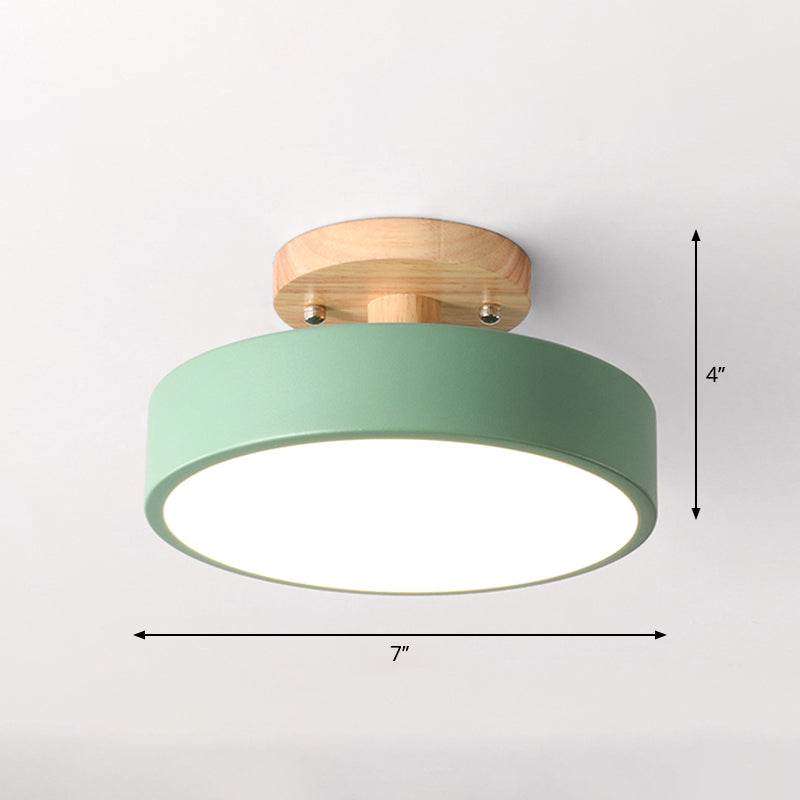 Ceiling Lamp Simple Wood Semi | Lighting | LED | acrylic/metal/wood | 39 Watts | Premium Lighting Solution