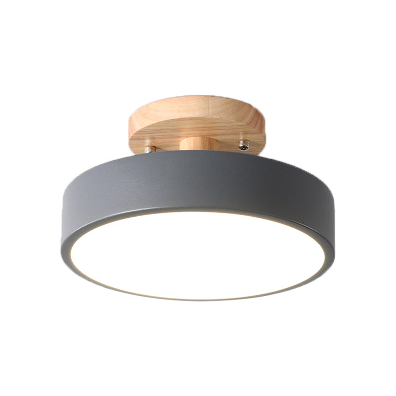 Ceiling Lamp Simple Wood Semi | Lighting | LED | acrylic/metal/wood | 39 Watts | Premium Lighting Solution