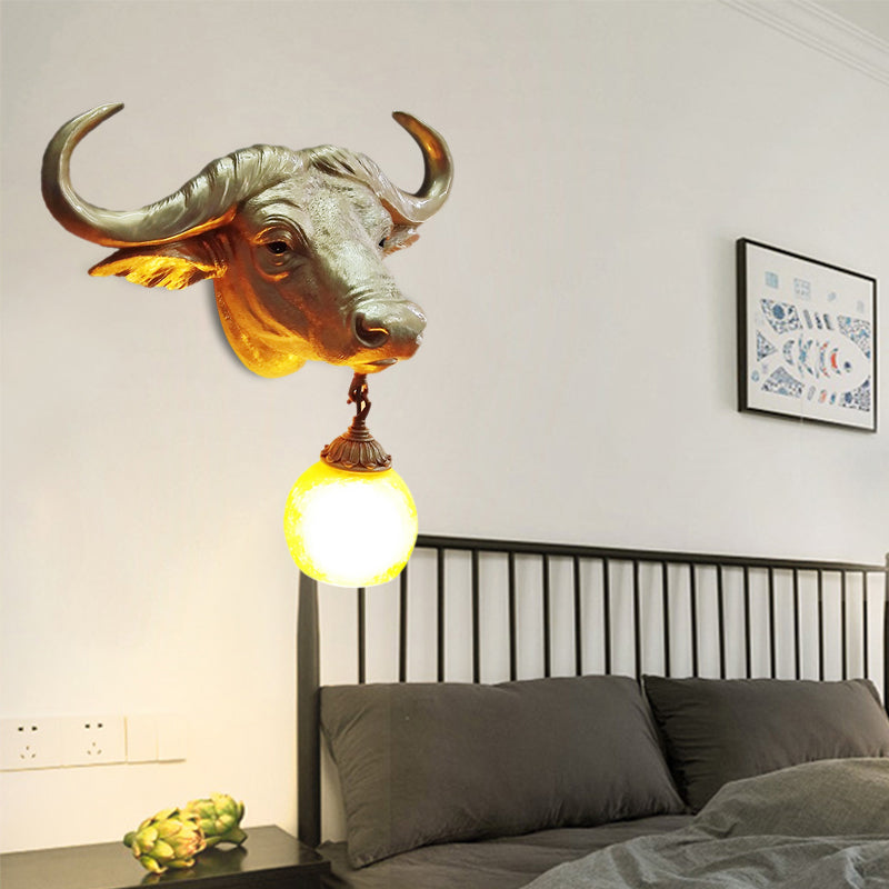 BuffaloGlow Gold Wall Lamp | Wall Lamp | glass | 110V - 120V - 220V - 240V | Elegant Wall Illumination