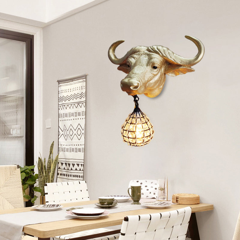 BuffaloGlow Gold Wall Lamp | Wall Lamp | glass | 110V - 120V - 220V - 240V | Elegant Wall Illumination