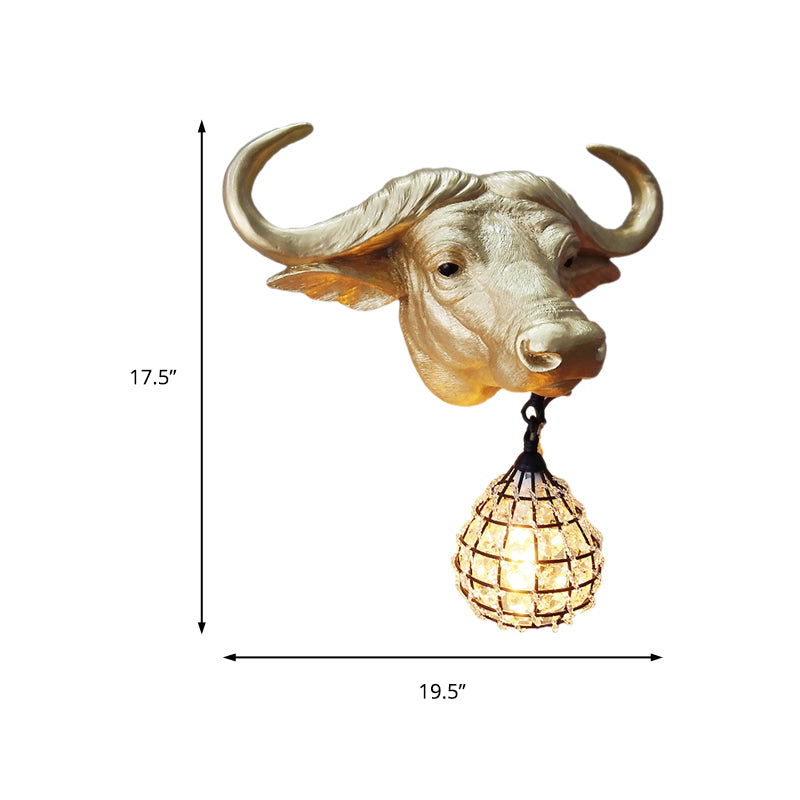 BuffaloGlow Gold Wall Lamp | Wall Lamp | glass | 110V - 120V - 220V - 240V | Elegant Wall Illumination