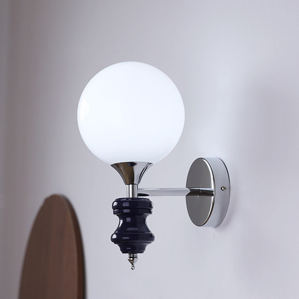 French Medieval Vintage Bauhaus Wall | Wall Lamp | glass | 110V - 120V | Elegant Wall Illumination