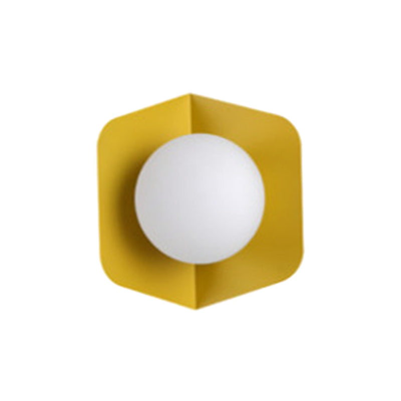 Macaroon Modern Indoor Metal Wall | Wall Lamp | glass/metal | 110V - 120V - 220V - 240V | Elegant Wall Illumination