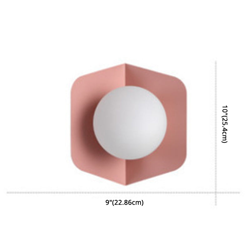 Macaroon Modern Indoor Metal Wall | Wall Lamp | glass/metal | 110V - 120V - 220V - 240V | Elegant Wall Illumination