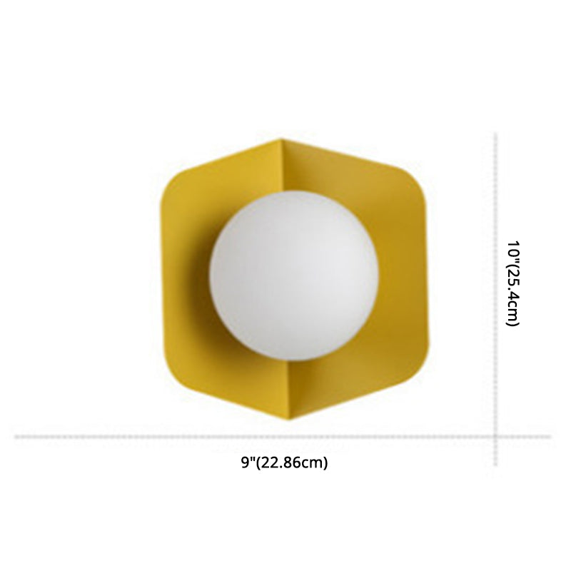 Macaroon Modern Indoor Metal Wall | Wall Lamp | glass/metal | 110V - 120V - 220V - 240V | Elegant Wall Illumination