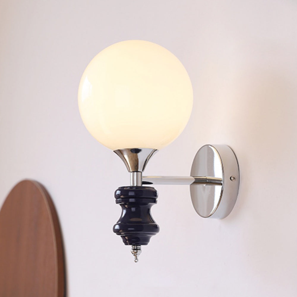 French Medieval Vintage Bauhaus Wall | Wall Lamp | glass | 110V - 120V | Elegant Wall Illumination