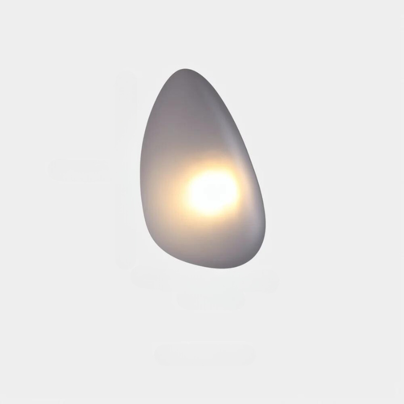 PebbleHue Wall Lamp Glass Wall | Wall Lamp | Led | glass/metal | 5W | 85V - 260V - 90V - 260V | Elegant Wall Illumination