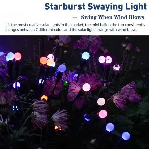 Solar garden lighting Starburst flashing | Lighting | LED | warm white | Premium Lighting Solution