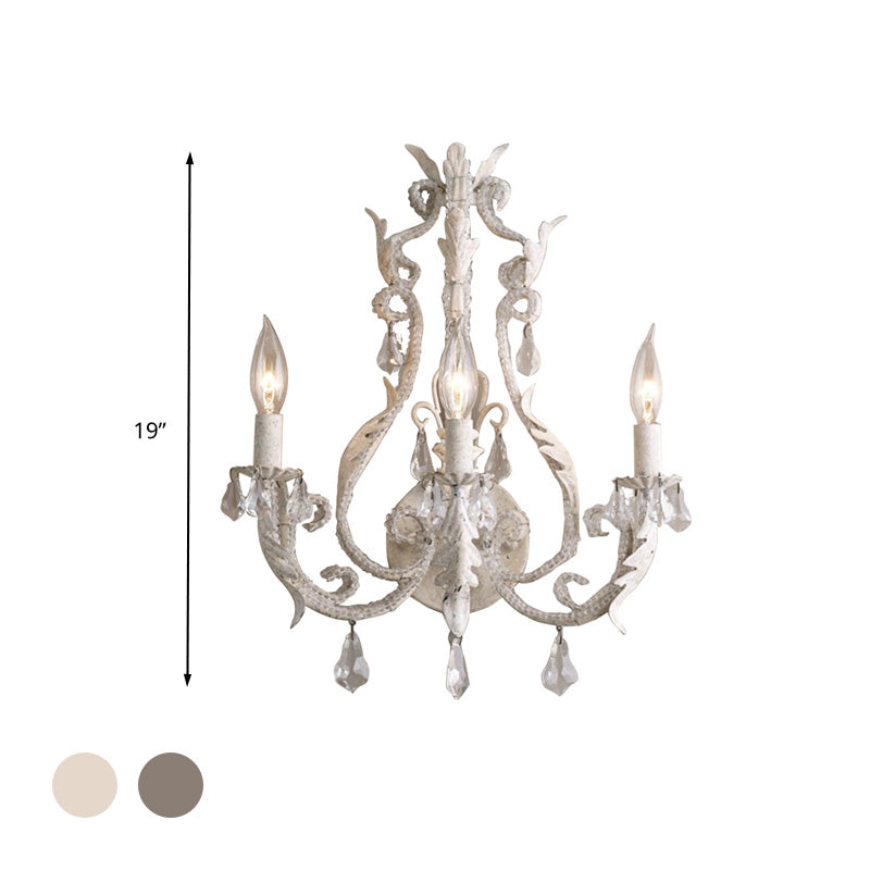 Crystal Chandelier Traditional Candlestick Wall | Wall Lamp | 110V - 120V - 220V - 240V | Elegant Wall Illumination