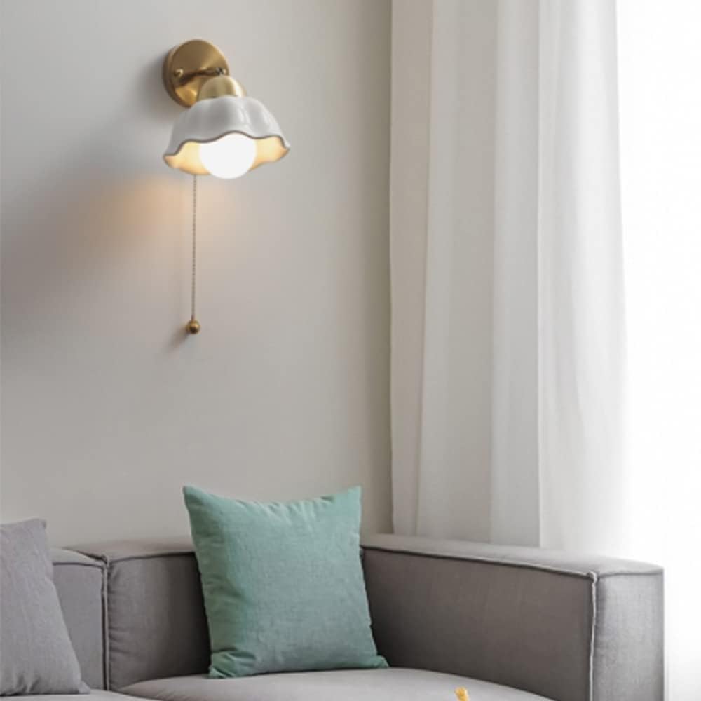 French White Adjustable Wall Lamp | Wall Lamp | 110V - 120V | Elegant Wall Illumination