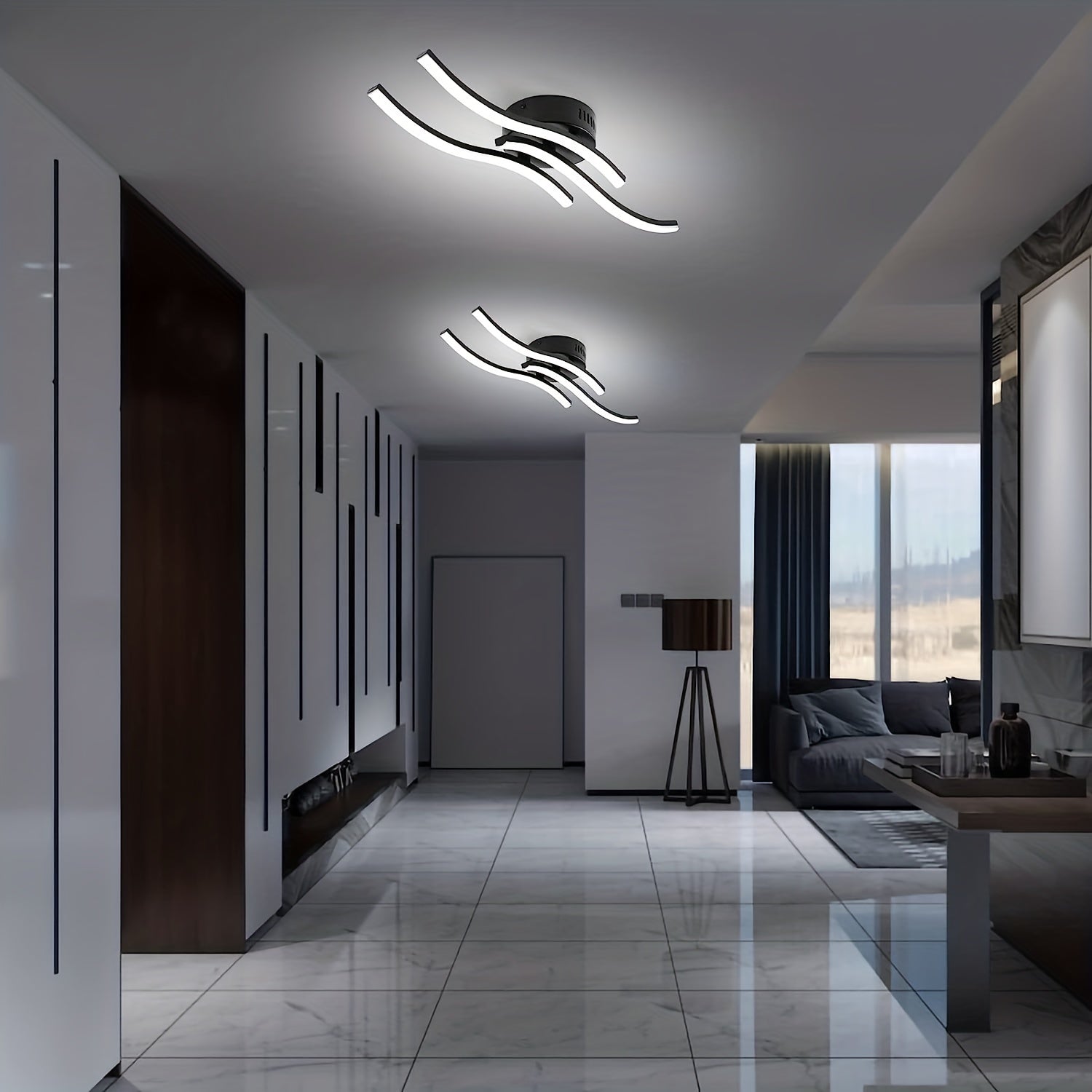 LumaCurve Dimmable Ceiling Lamp | Lighting | LED | aluminum | Premium Lighting Solution