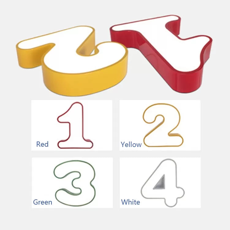 NumberLight Modern Ceiling Lamp Number | Lighting | LED | metal | 39 watts | 110V-120V | Premium Lighting Solution