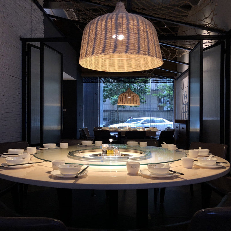 Bamboo Rattan Basket Hanging Lamp | Lighting | bamboo/rattan | 40W | Premium Lighting Solution