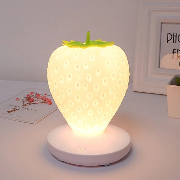 FragoliaLux Strawberry Bedside Lamp, Atmospheric | Lighting | LED | plastic | Premium Lighting Solution