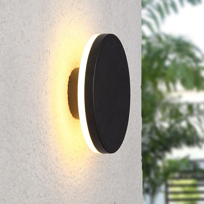 LunaGlow Minimalist Wall Lamps Black | Wall Lamp | Led | metal | Elegant Wall Illumination