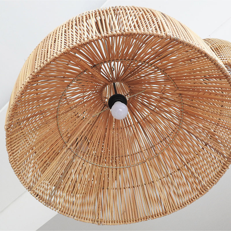 Boho Wicker Lampshades Handwoven Kitchen | Lighting | LED | 40W | 110V-120V | Premium Lighting Solution