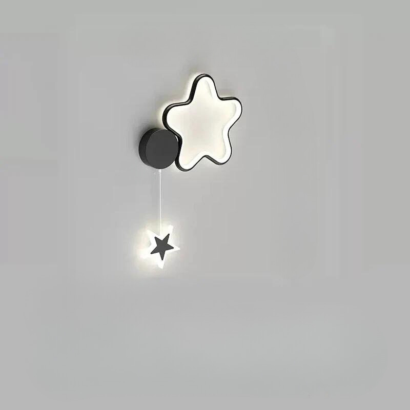 LumiDroom Clouds Star Moon Wall | Wall Lamp | Led | plastic | Elegant Wall Illumination