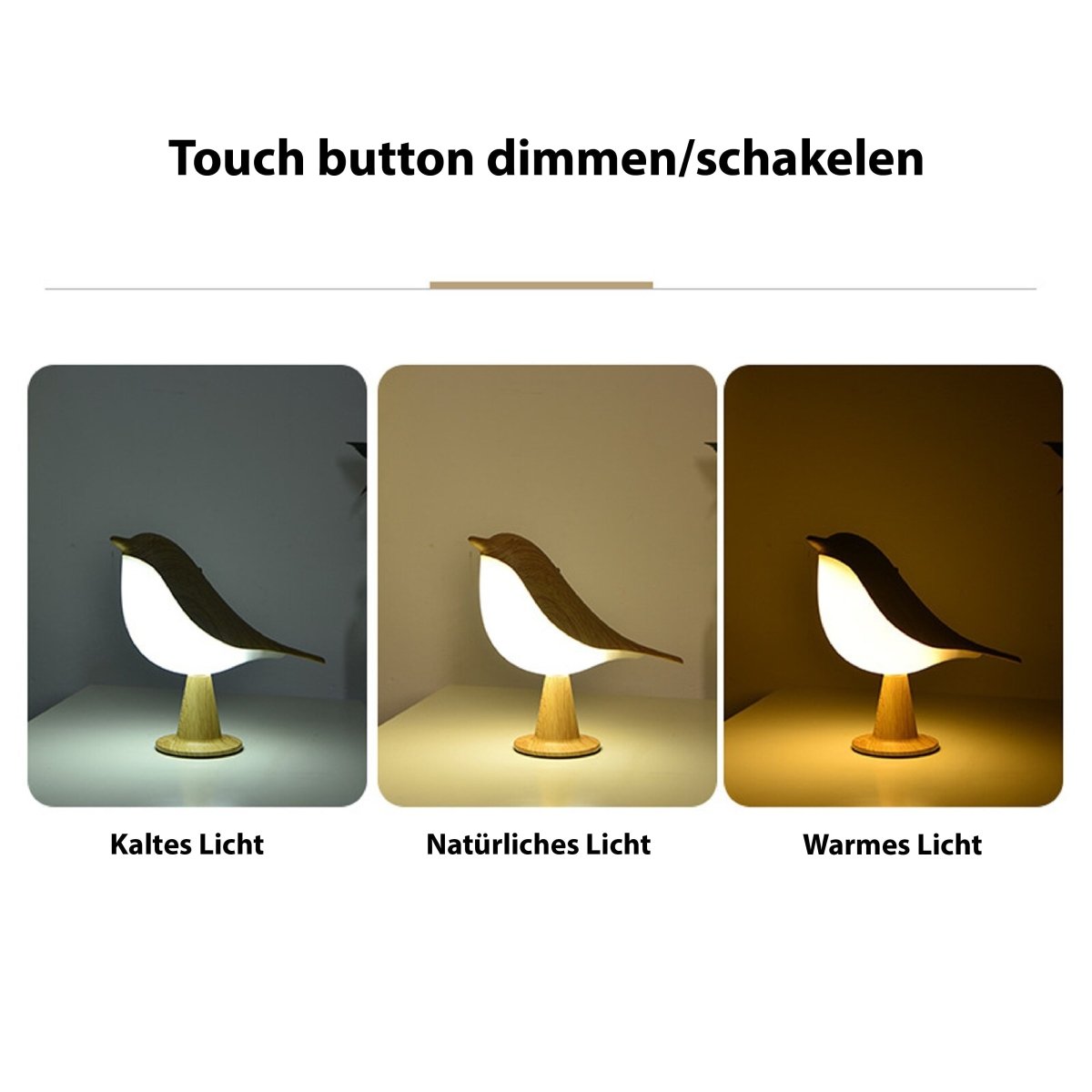 Design Bird Lamp Modern Table | Table Lamp | LED | 6-10W | Sleek Table Accent