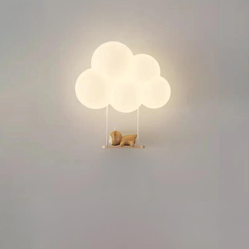 CloudLight Wall Lamp Children's Room | Wall Lamp | Led | iron | 240V | Elegant Wall Illumination