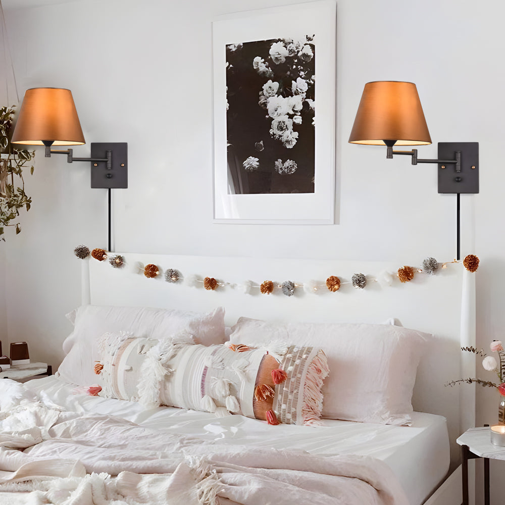 Light Plug-In Swivel Wall Lamp | Wall Lamp | Led | Warm White | iron/metal | 110V | Elegant Wall Illumination