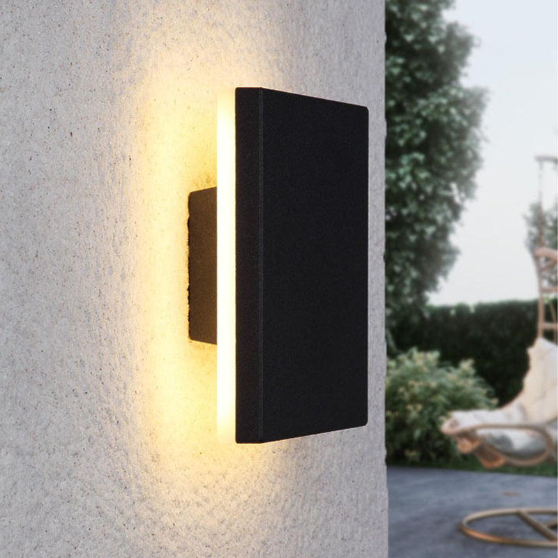 LunaGlow Minimalist Wall Lamps Black | Wall Lamp | Led | metal | Elegant Wall Illumination