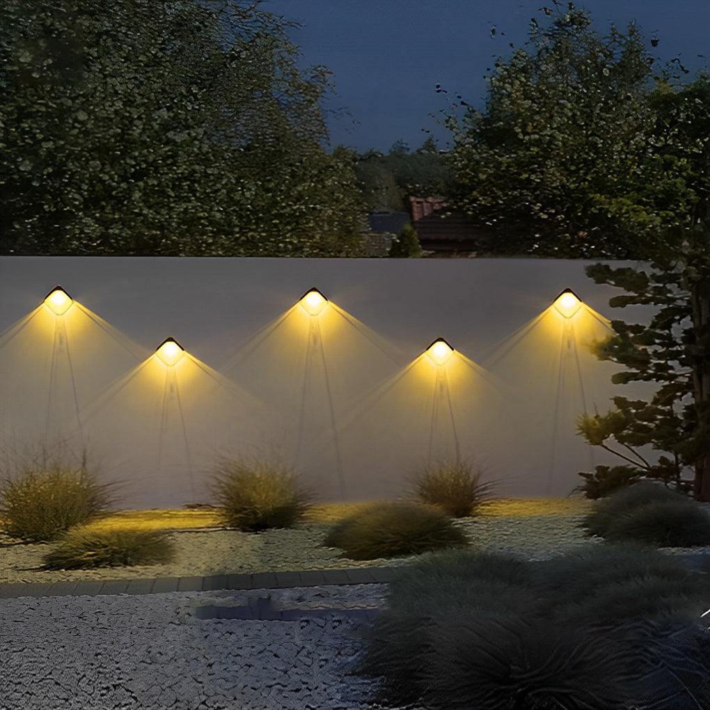 Waterproof Multicolor Modern Solar Wall | Lighting | Led | Warm White | 6W | 2V | Premium Lighting Solution