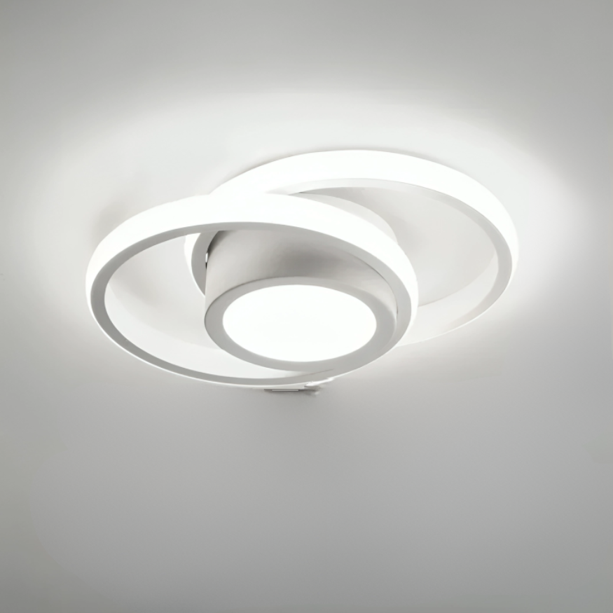 Modern Ceiling Lamp Rings Creative | Lighting | LED | warm white | acrylic/aluminum | 18W | Premium Lighting Solution