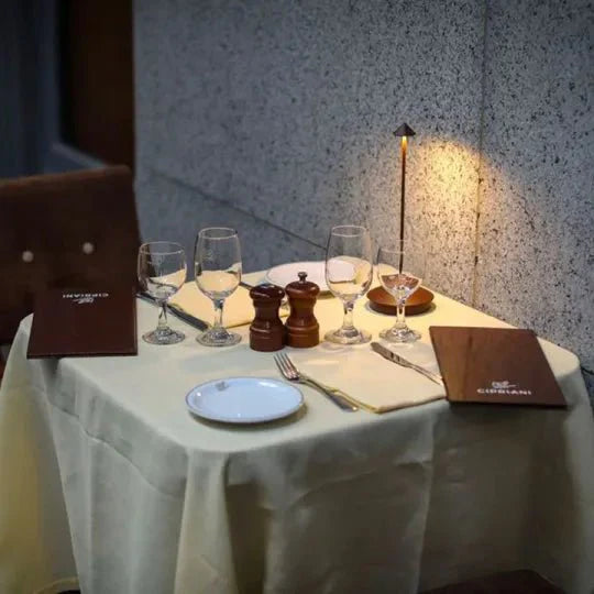 LumiZen™ Minimalist Table Lamp Waterproof | Table Lamp | LED | Aluminum/polycarbonate | 2.2W | Sleek Table Accent